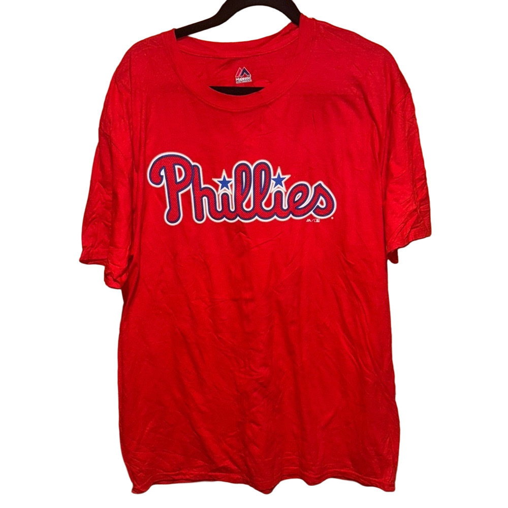 Majestic Philadelphia Phillies Segura T-Shirt Red Extra Large
